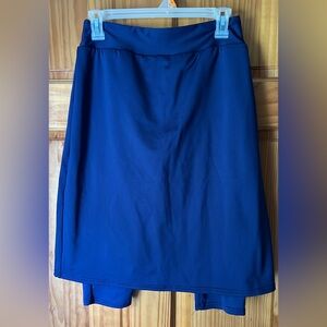 Modest Blue Swim & Sport Skirt w/ Attached Leggings